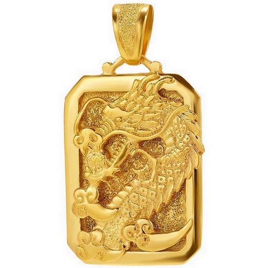 한국금다이아몬드  남자 펜던트 사각 구름용 18.75g