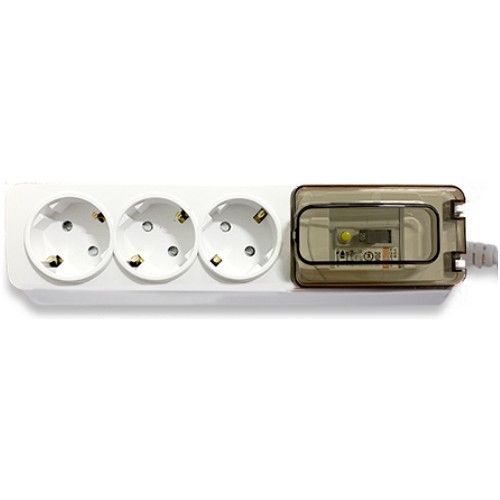 오성정밀  3구 16A 누전차단 고용량 멀티탭