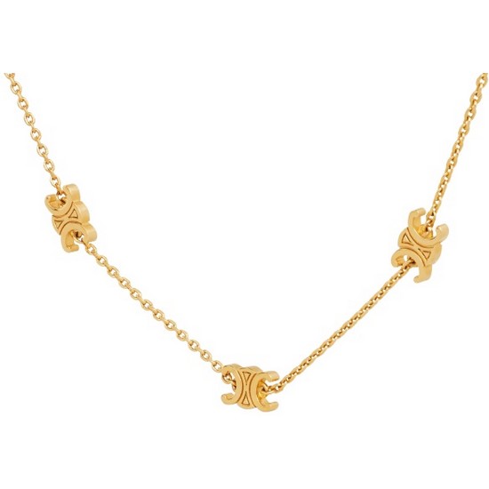 셀린느  트리옹프 미니 목걸이 460MS6BRA 35OR