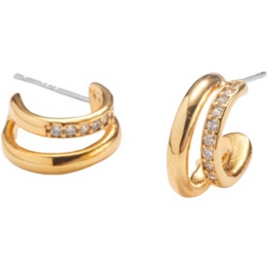 HEI  Two line cubic earring