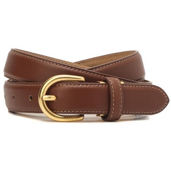 헤지스 스티치장식 소가죽 벨트 HJBE3E406W3