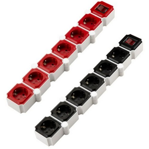 천하지엘씨 파워존 6구 16A 테트리스 멀티탭