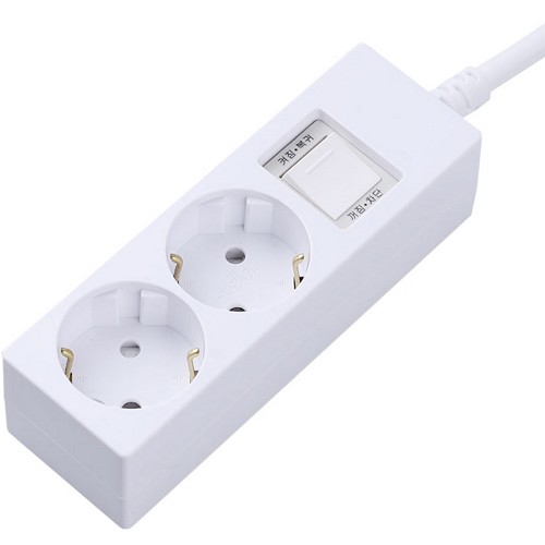 스윗홈  2구 16A 통합 스위치 멀티탭 2개