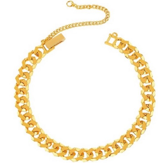 한국금다이아몬드  여자 금팔찌 팔각 체인 26.25g