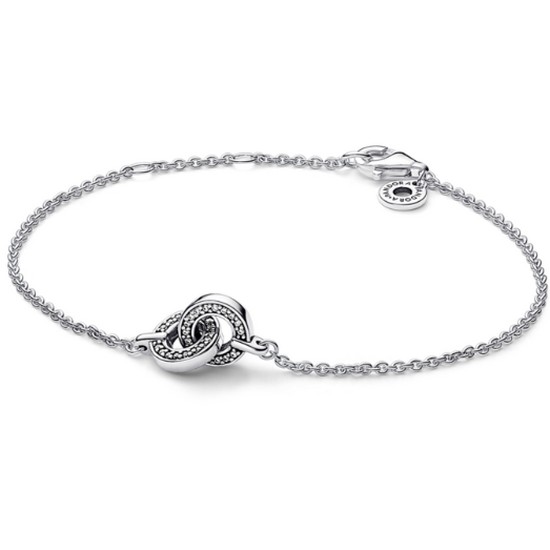 판도라 시그니처 파베 볼드 체인 브레이슬릿 592777C01