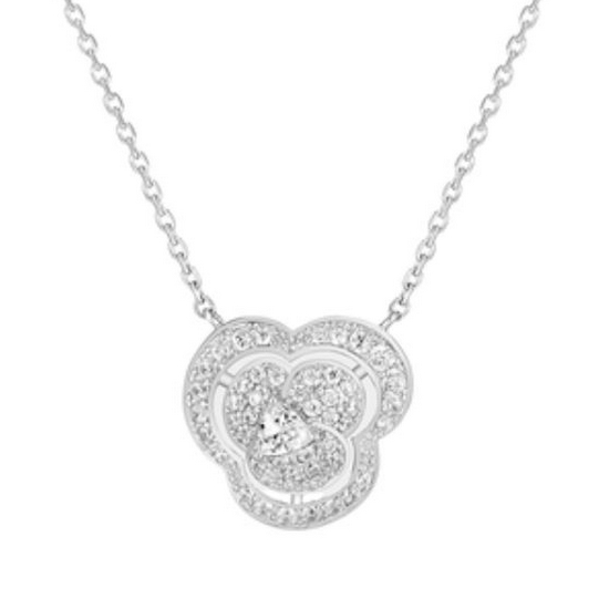 메트로시티  라로사 스털링 실버 화이트 네크리스 A221SN1006WPA