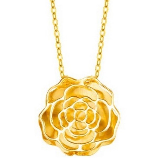 골드앤  골든명화 목걸이 1.92g 만개장미