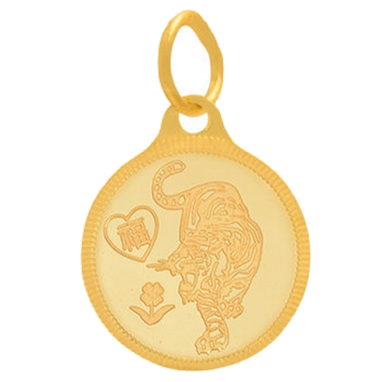 혼골드모아 골드모아 아기 펜던트 신 호랑이 3.75g