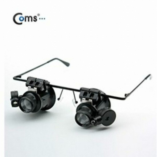 라이트컴 Coms 안경거치형 20x 양눈형 현미경 BE585