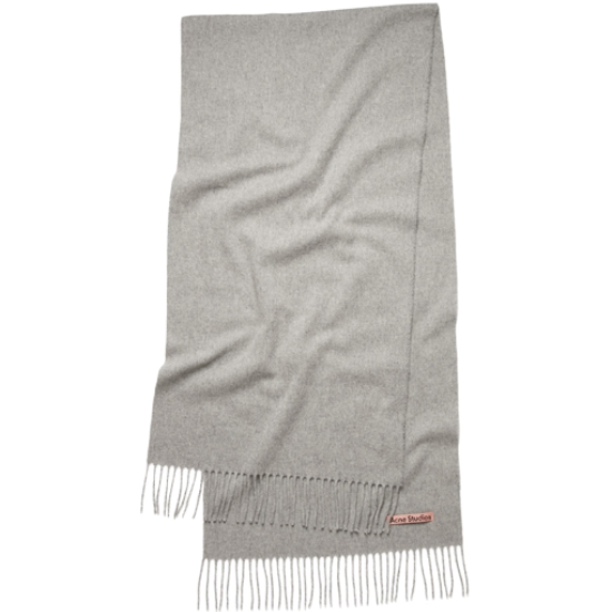 아크네스튜디오 내로우 울 프린지 스카프_CA0210