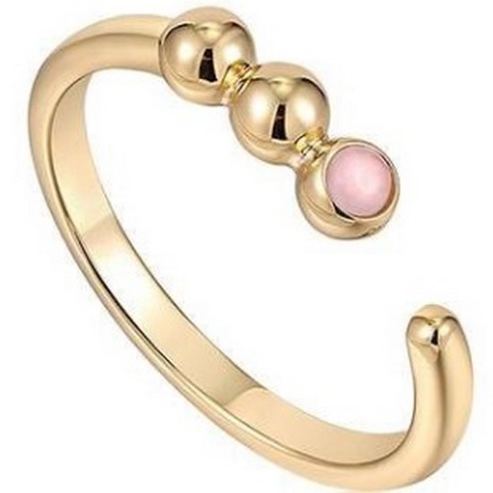 아니아하이에  로즈쿼츠 925 실버 사이즈 조절 반지 R045-01G-RQ