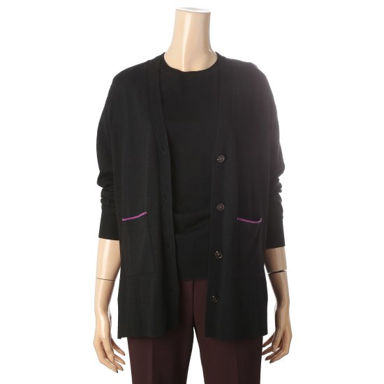 캐리스노트 기본배색 브이넥 가디건 CN3WKG001