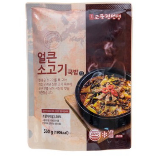 교동전선생 얼큰 소고기국밥 500g [16개] - 에누리 가격비교