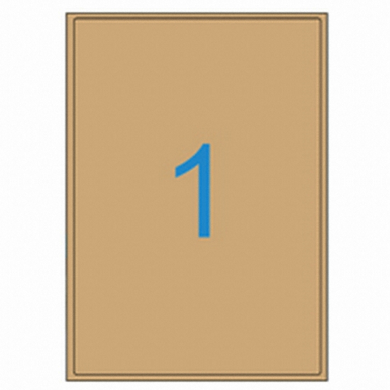 올바른라벨  크라프트 라벨 AL011KR