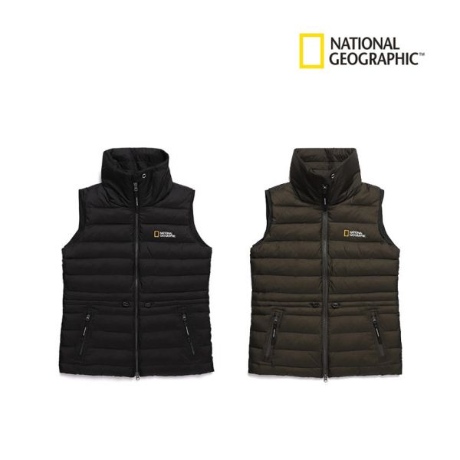 내셔널지오그래픽  라텔 롱기장 패딩 베스트 N194WPV020