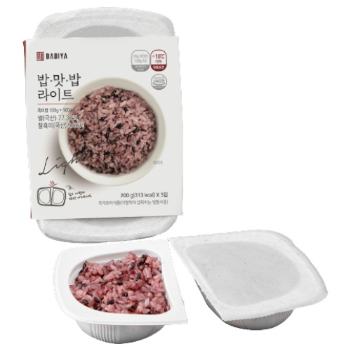 탭스푸드서비스 밥이야 밥맛밥라이트 흑미밥 200g [6개] - 에누리 가격비교