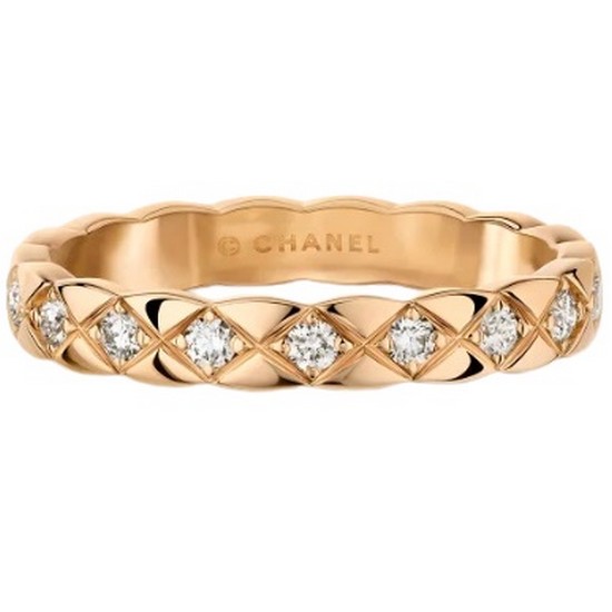 샤넬  코코 크러쉬 반지 베이지 골드 J11786