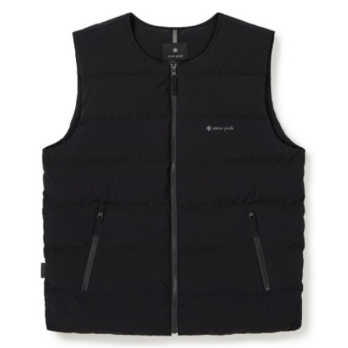 스노우피크  프로 라운드넥 경량 다운 베스트 S23WMTDV30BK