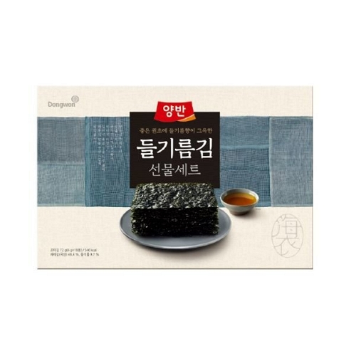 동원F&B  양반 들기름김 선물세트