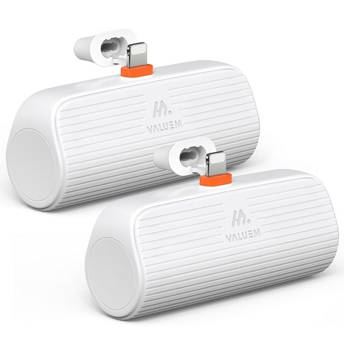 디엠케이코리아 밸류엠 PD 20W 미니 도킹 일체형 보조배터리 VM-PA5PD20W8P 5000mAh