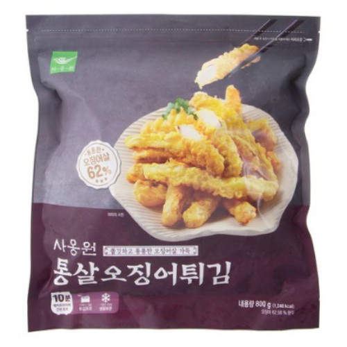 사옹원 튀김공방 통살 오징어튀김 800g [3개] - 에누리 가격비교