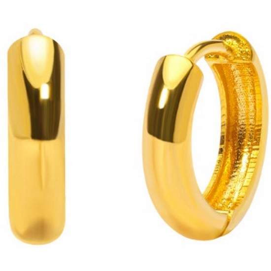 한국금다이아몬드  원터치 귀걸이 여자 남자 유광 링 3g