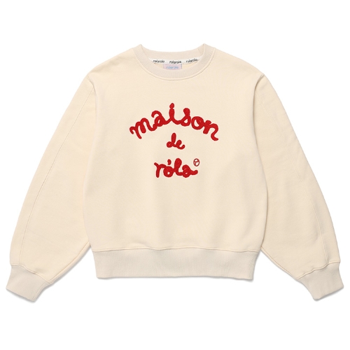 로라로라 MAISON DE ROLA SWEATSHIRTS [아이보리] : 에누리 가격비교