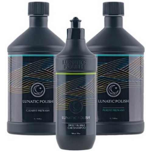 불스원  루나틱폴리시 3PH 세차세트 퓨어핏 프리워시 + 클리어핏 프리워시 + 스윗 버블 카샴푸