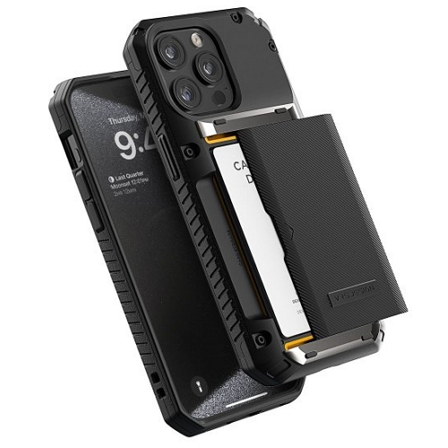 아이스픽 VRS DESIGN 아이폰15 프로 글라이드 슬롯 그루브 케이스