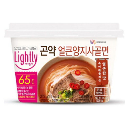 대상 곤약 얼큰 양지사골면 212g[2개] - 에누리 가격비교