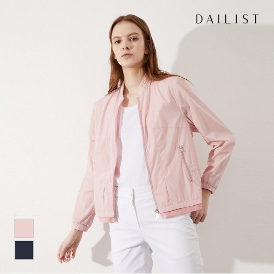 데일리스트 여성 밑단테이프 숏 점퍼 MDXCL3M3171