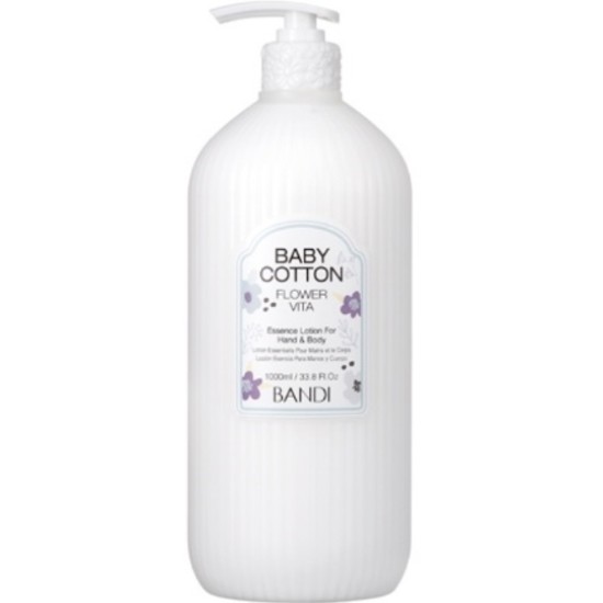 반디 플라워비타 에센스 로션 베이비 코튼 1000ml [1개] - 에누리 가격비교
