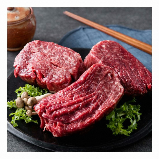 총체보리한우  1등급이상 불고기 500g