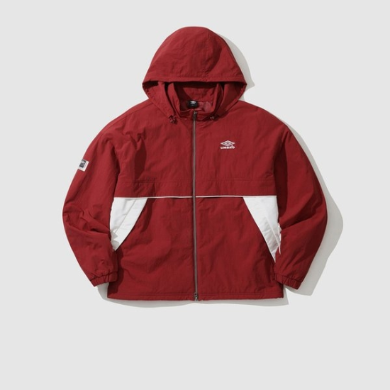 엄브로  더블데커 히든후드 스탠넥 패딩 자켓 UO421CPJO3