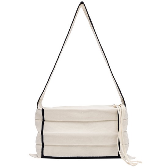 조셉앤스테이시 Lucky Pleats Knit Shoulder Line Drawing (Cream White)