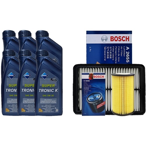아랄  슈퍼트로닉 K 5W30 6L + 보쉬필터 현대 아반떼AD 1.6 디젤