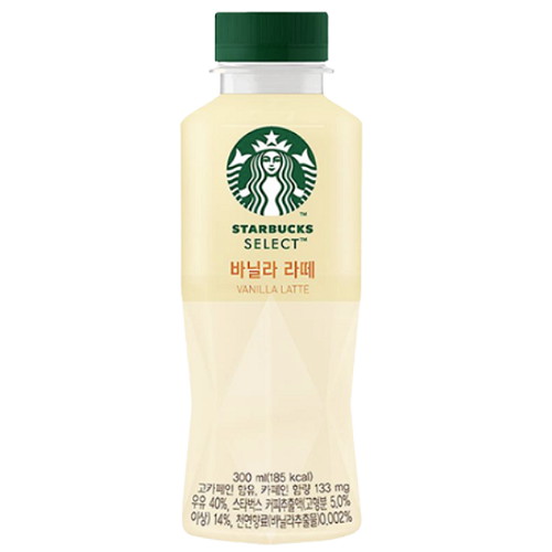 스타벅스 셀렉트 바닐라 라떼 300ml