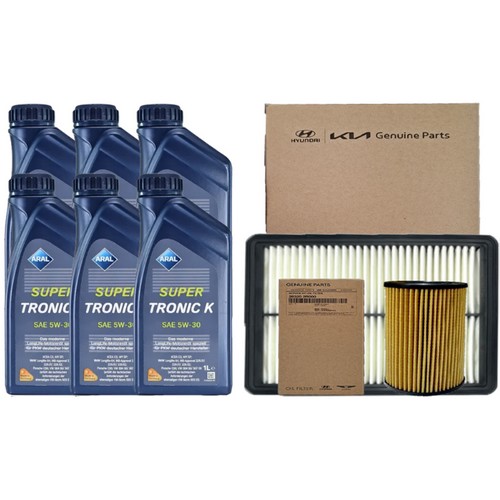 아랄  슈퍼트로닉 K 5W30 6L + 순정필터 기아 스포티지 NQ5 2.0 디젤