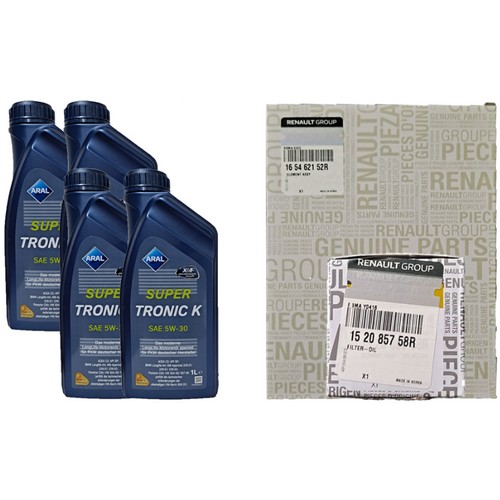 아랄  슈퍼트로닉 K 5W30 4L + 순정필터 르노 QM6 2.0 가솔린