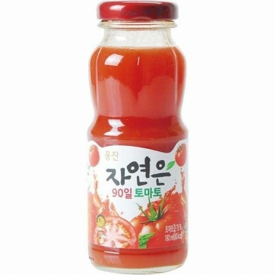  웅진식품 자연은 90일 토마토 180ml [24개]