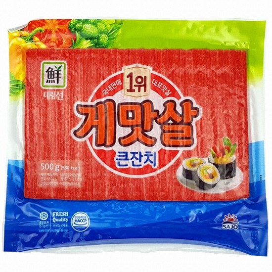 사조대림 대림선 게맛살 큰잔치 500g