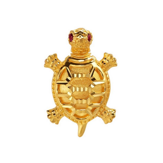 한국금다이아몬드  여자 펜던트 행운의 거북이 3.75g