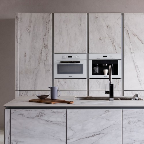 리바트  키친 8100G 테라 ㄱ자 멀티수납형