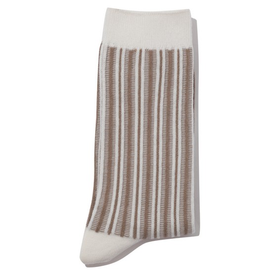  커스텀멜로우 formal vertical stripe socks CALAX23517[IVX, 아이보리]