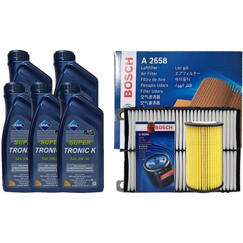 아랄  슈퍼트로닉 K 5W30 5L + 보쉬필터 기아 더뉴 K5 JF 1.7 디젤