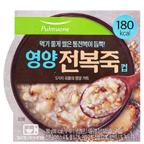 풀무원 영양 전복죽 컵 260g [2개]