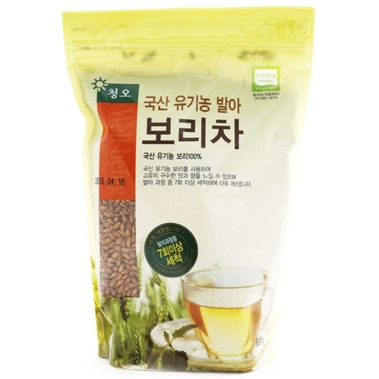 청오건강  유기농 발아보리차 알곡 500g