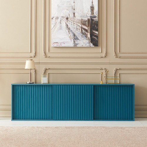 가구의가치 아트 슬라이딩 기본형 거실장 2000