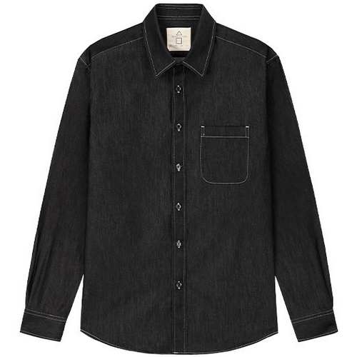 더셔츠스튜디오 루즈핏 데님 스판 스티치 셔츠