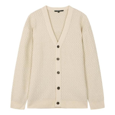 지이크 FAHREN 헤링본 가디건 니트 FHUCX8333